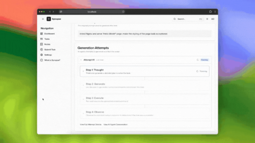 Failures become feedback. Your automation gets smarter.